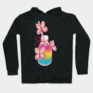 Fruity pan gradient drink Hoodie